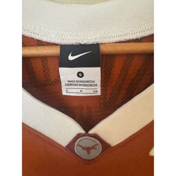Nike Adult Small Texas Longhorns #1 Authentic Elite Team Jersey Orange UT Tower - Picture 4 of 6